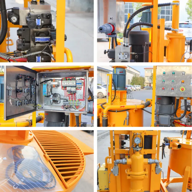 Gaodetec GGP400/80PL-E Grout Station Used for Railway Dam Tunnel